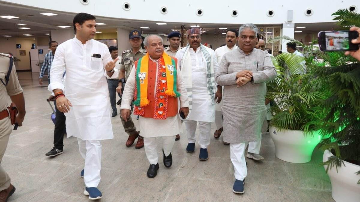 Narendra Tomar and Bhupendra Yadav reached Bhopal, Union Home Minister Amit Shah will come tomorrow