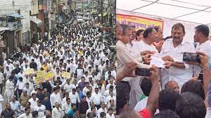 Protest march in Ratlam against the killing of Jain saint in Karnataka
