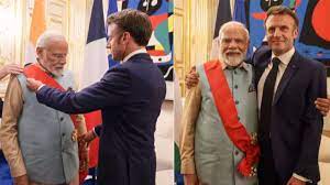 Modi gets France's highest honor, first Indian Prime Minister to get 'Legion of Honor'