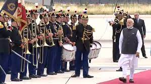 PM Modi arrives in Paris on a two-day official visit, received a warm welcome at the airport