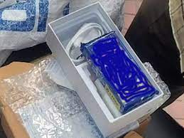 Canceled the deal by ordering expensive mobiles online, used to keep soap in the return parcel