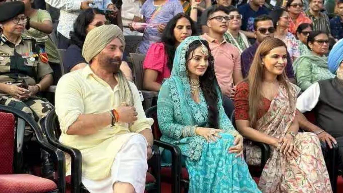 Sunny Deol and Ameesha Patel reached Wagah border before the release of Gadar-2