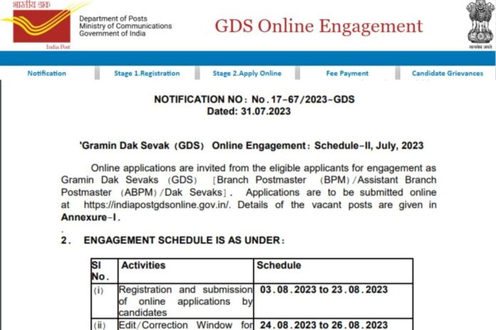 INDIA-POST-GDS-RECRUITMENT-2023