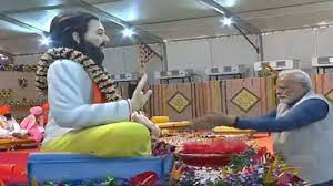 PM Narendra Modi performed Bhoomipujan of Sant Ravidas temple, said – he had said dependence is a sin