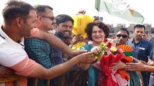 Priyanka Gandhi held public meetings