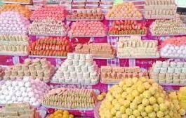 Colorful sweets which a