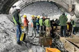 workers trapped in the under