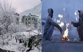 Snowfall in hilly states, col