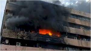 Fire broke out in Vallabh