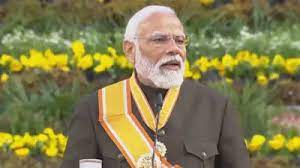 Modi honored with