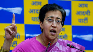 minister Atishi blames BJP