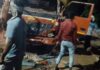 कारो मे तोडफोड कर ट्रक ड्राईवर से मारपीट करने वाले 06 आरोपियो को हिरासत में लिया