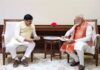 प्रदेश के विकास से जुड़े विभिन्न विषयों पर प्रधानमंत्री से लिया मार्गदर्शन