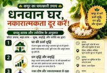 पूरे हफ्ते करें कपूर के 3 उपाय, बनी रहेगी घर में सकारात्मक ऊर्जा और शांति