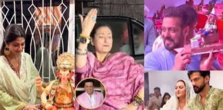 बॉलीवुड सितारों ने गणपति बप्पा का किया स्वागत, सितारों के घर गूंजे ‘गणपति बप्पा मोरया’ के जयकारे