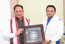 दो राज्यों के मुख्यमंत्रियों की मुलाकात, साय और माझी ने साझा मुद्दों पर किया संवाद
