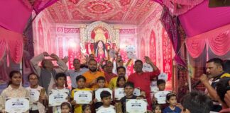 कोलार में बच्चों की प्रतिभा का सम्मान, ड्रॉइंग प्रतियोगिता के विजेताओं को मिले पुरस्कार