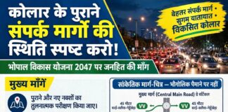 कोलार के जाम से राहत के लिए पुराने मास्टर प्लान की सड़कों को सुरक्षित रखने की मांग